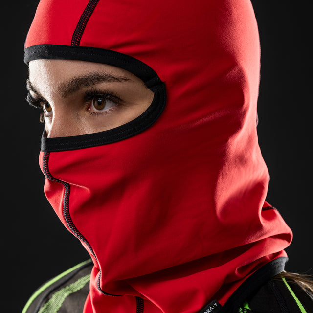 Sottocasco MID THERMAL in Micro-Pile - Rosso