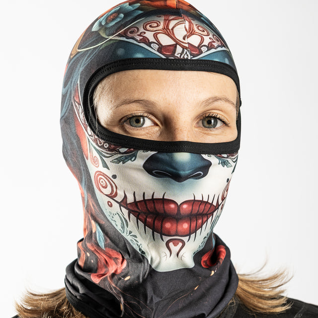 Sottocasco in Microfibra Teschi & Facce - Death Lady