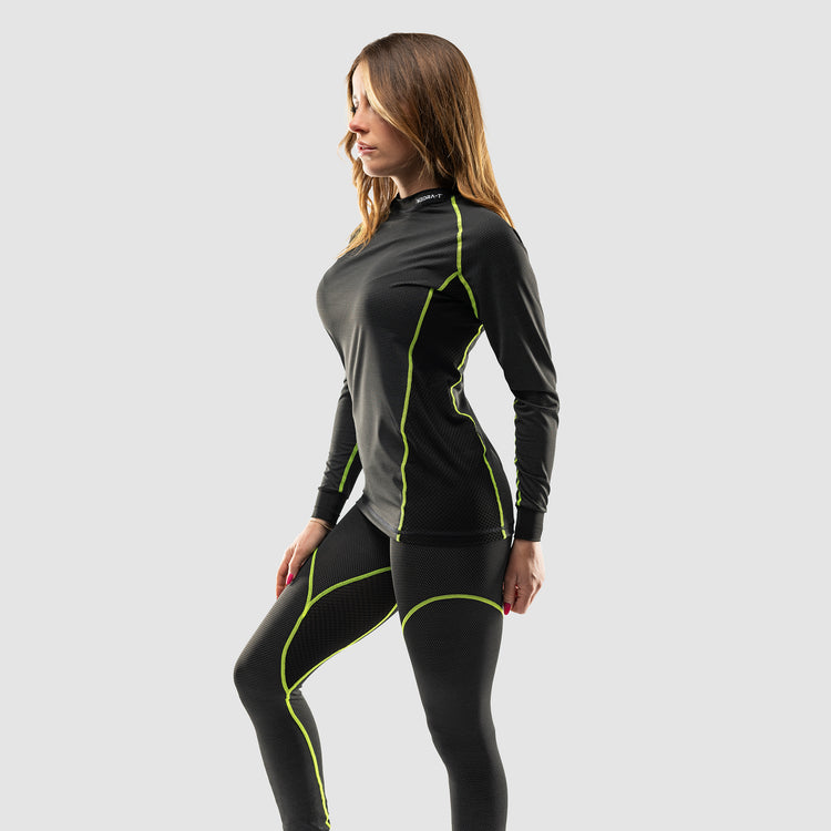 Maglia Tecnica CARBON HOLE con Carbonio e Polipropilene - Manica lunga