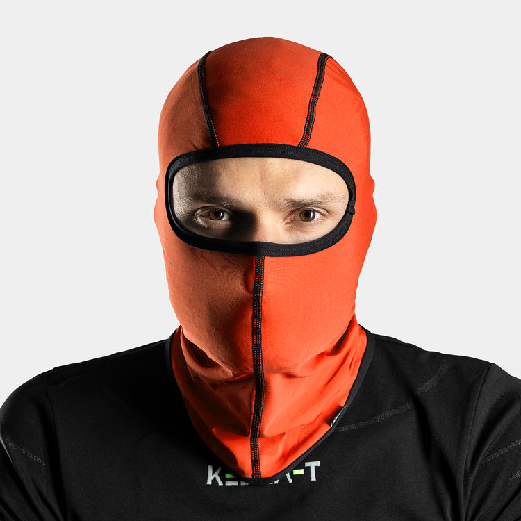 Sottocasco MID THERMAL in Micro-Pile - Arancio
