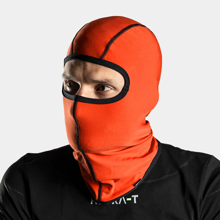 Sottocasco MID THERMAL in Micro-Pile - Arancio
