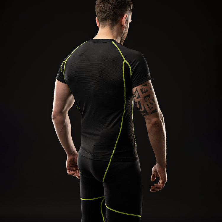 Maglia Tecnica CARBON HOLE con Carbonio e Polipropilene - Manica corta