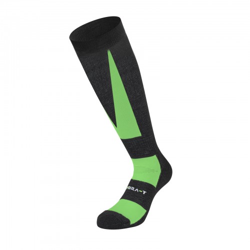 Calze Tecniche Lunghe Invernali - verde fluo