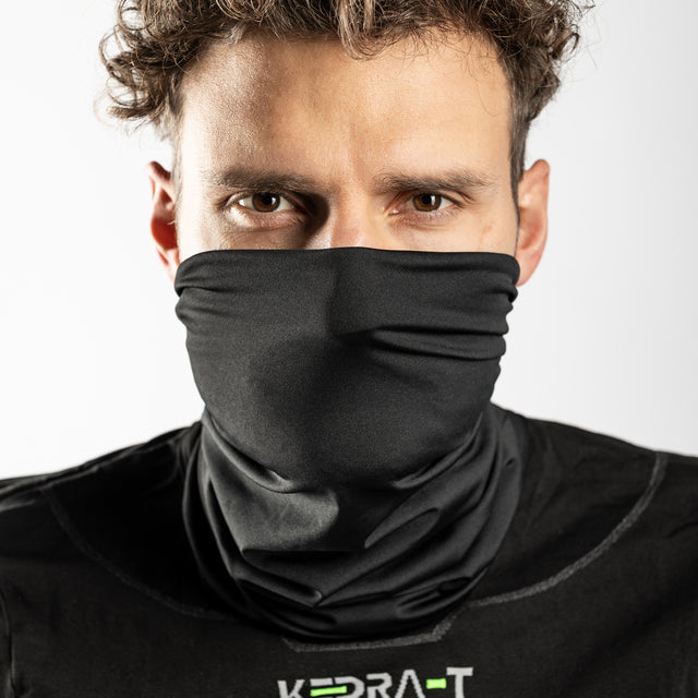 Scaldacollo Tubolare SOFT THERMAL in Pile Tecnico - Nero