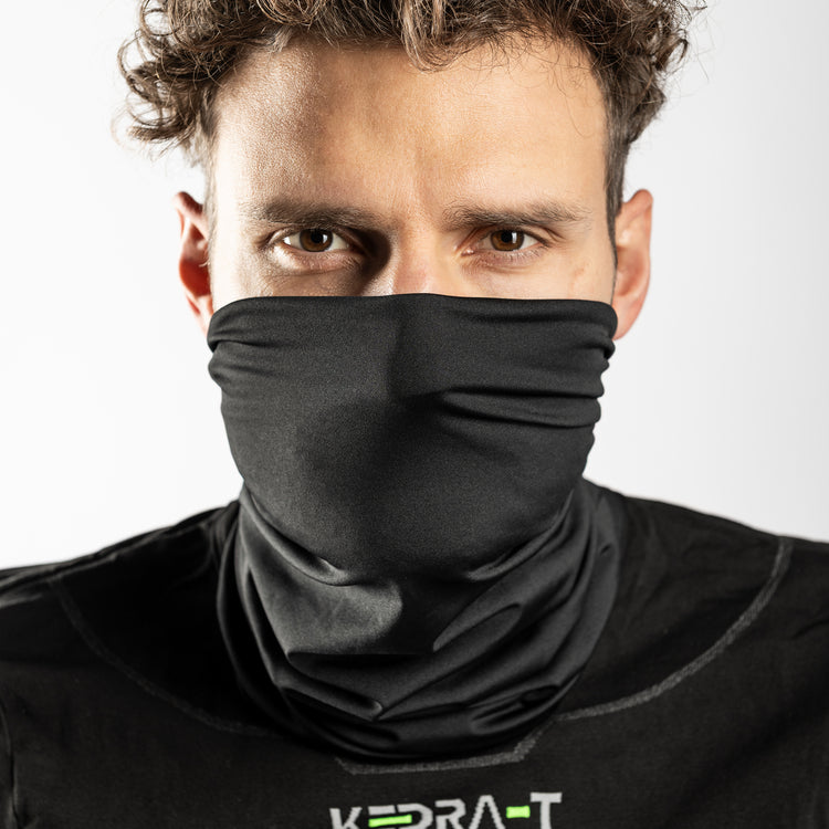 Scaldacollo Tubolare SOFT THERMAL in Pile Tecnico - Nero