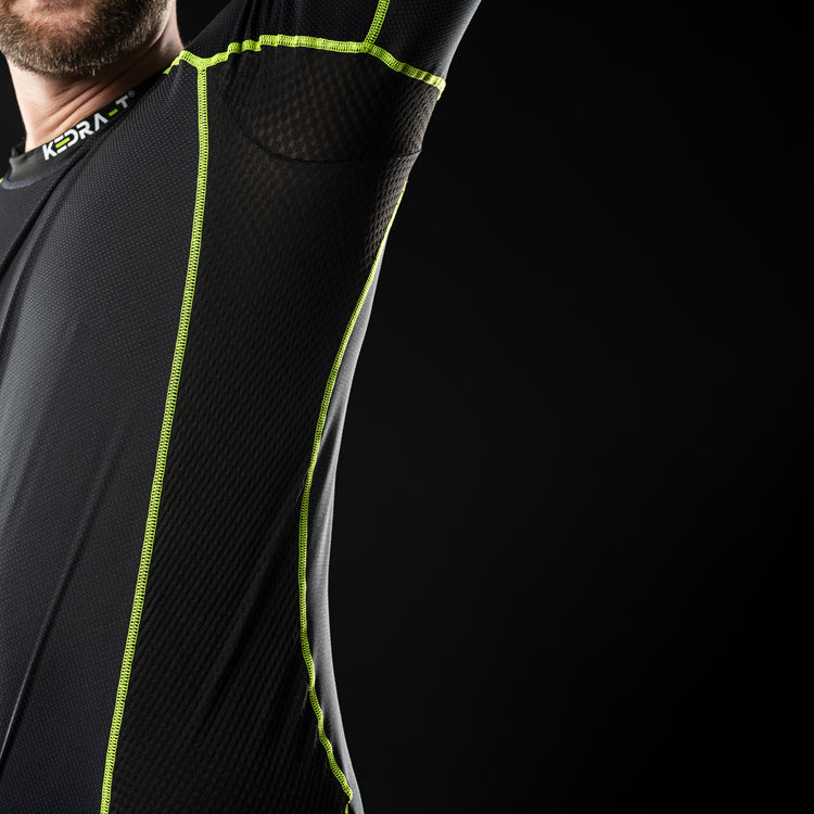 Maglia Tecnica CARBON HOLE con Carbonio e Polipropilene - Manica lunga