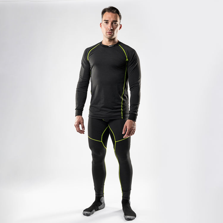 Maglia Tecnica CARBON HOLE con Carbonio e Polipropilene - Manica lunga